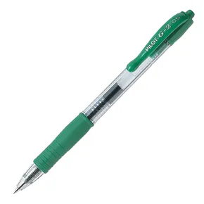 Gélové pero G-2, zelená, 0,32mm, stláčací mechanizmus, PILOT
